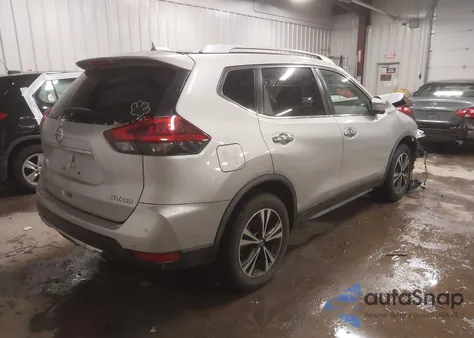 2020 Nissan Rogue Sv Intelligent Awd из США, поврежденный, VIN JN8AT2MV5LW130262